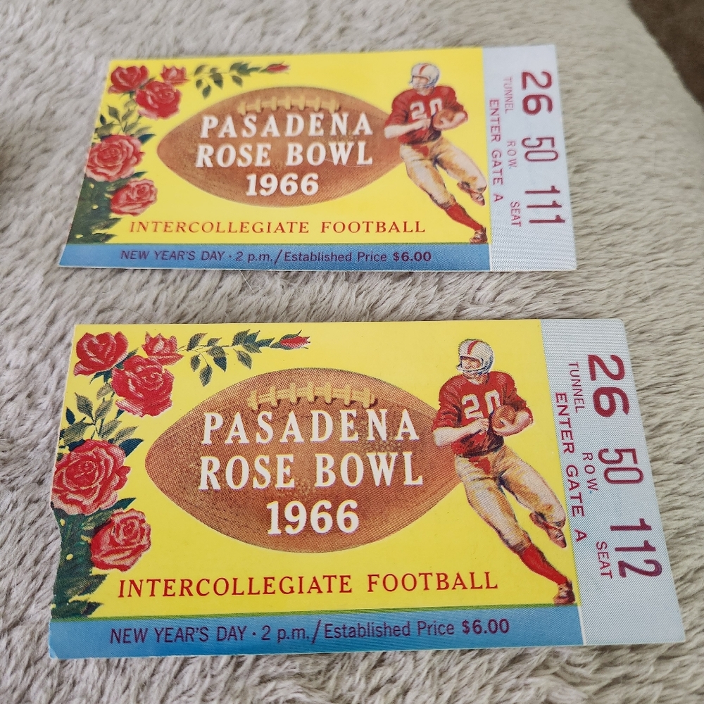 Rosebowl tickets